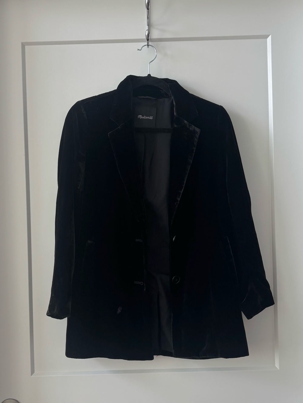 Madewell Velvet Dorset Blazer
